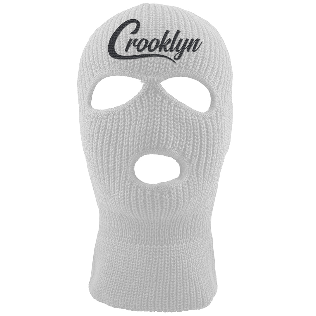 Cool Grey 6s Ski Mask | Crooklyn, White