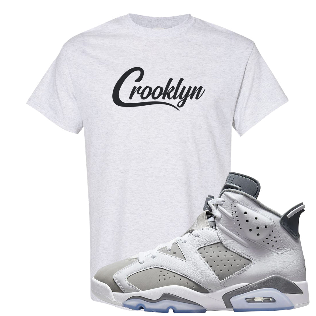 Cool Grey 6s T Shirt | Crooklyn, Ash