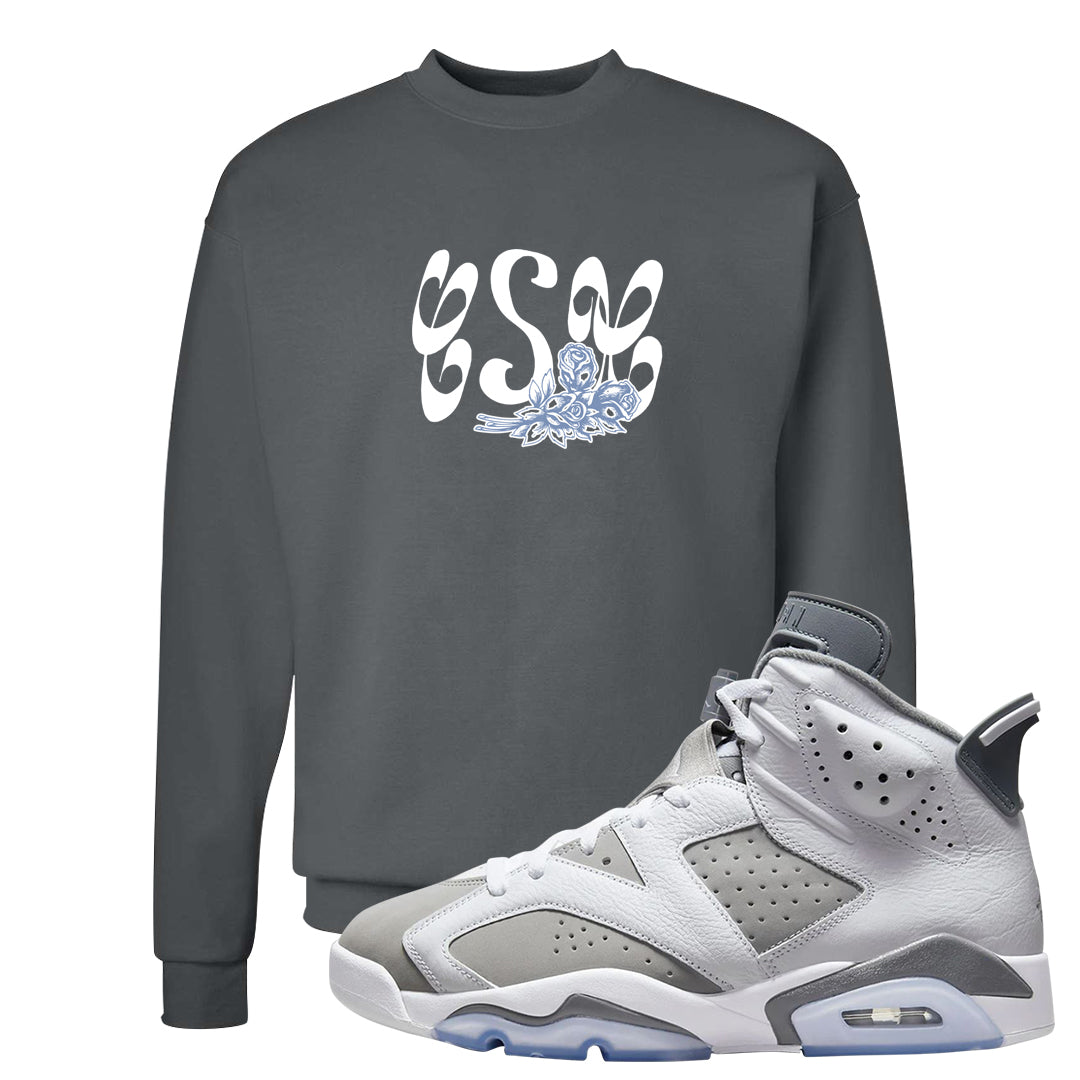 Cool Grey 6s Crewneck Sweatshirt | Certified Sneakerhead, Smoke Grey