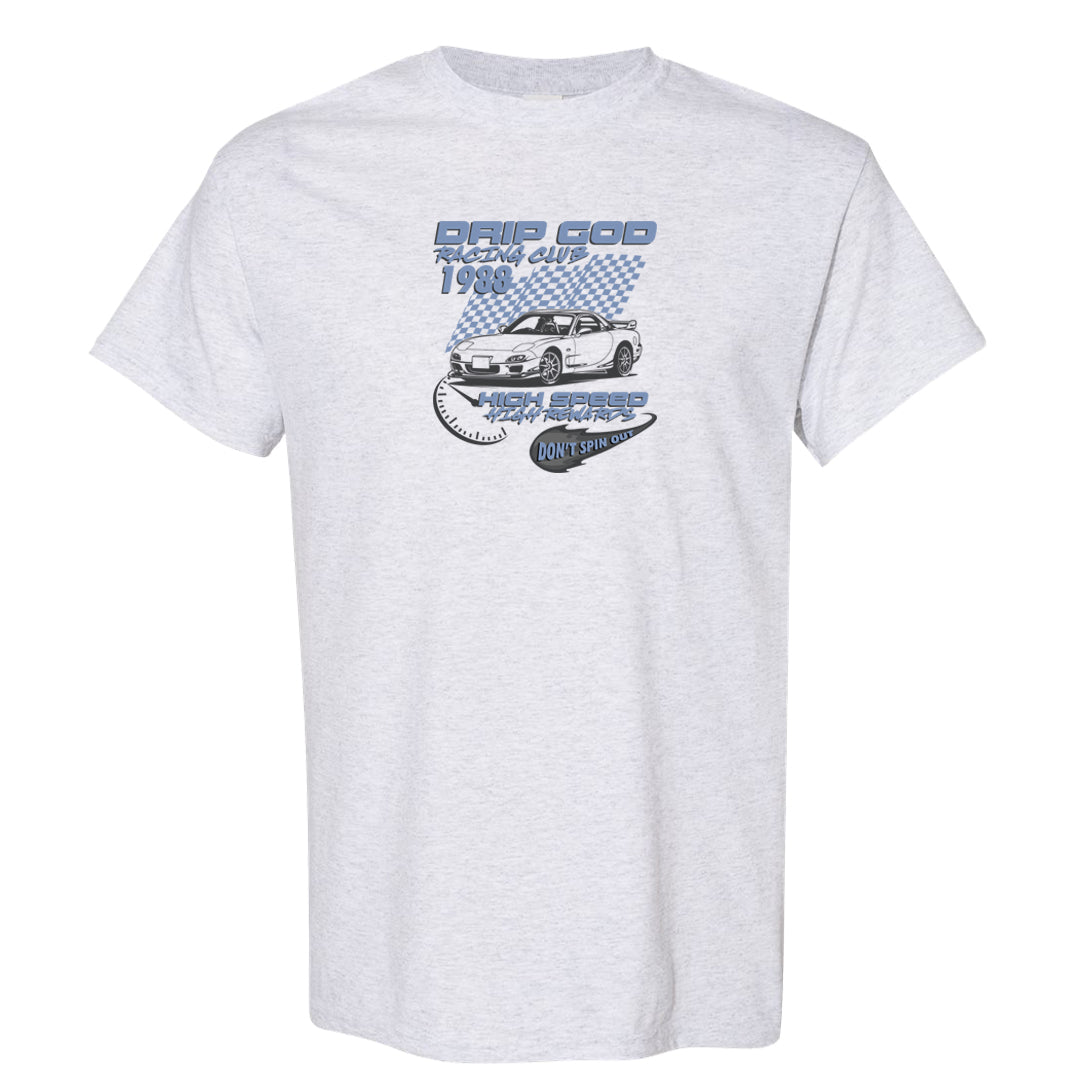 Cool Grey 6s T Shirt | Drip God Racing Club, Ash