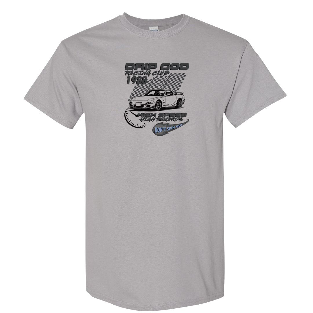 Cool Grey 6s T Shirt | Drip God Racing Club, Gravel