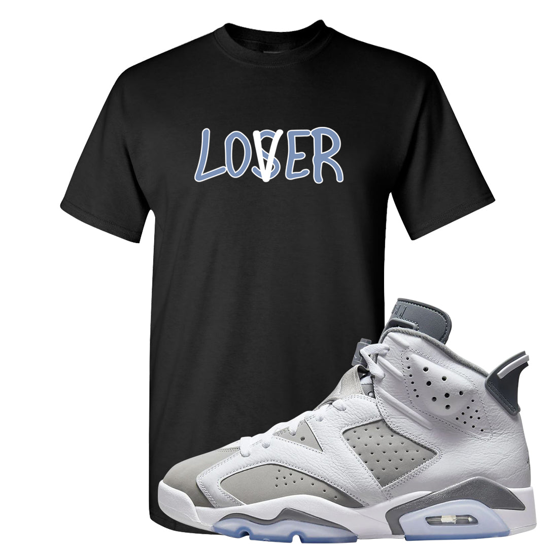 Cool Grey 6s T Shirt | Lover, Black