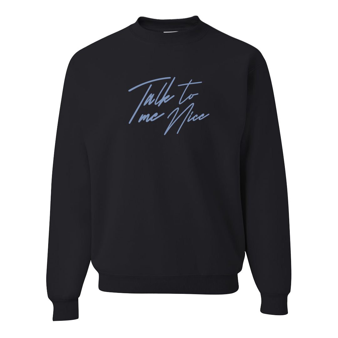 Cool Grey 6s Crewneck Sweatshirt | Talk To Me Nice, Black