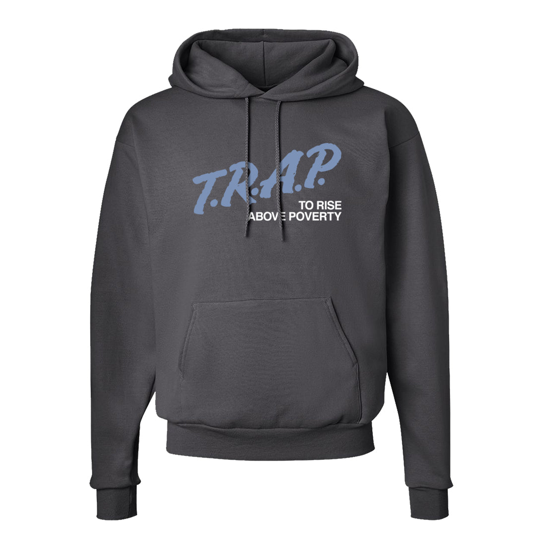 Cool Grey 6s Hoodie | Trap To Rise Above Poverty, Smoke Grey