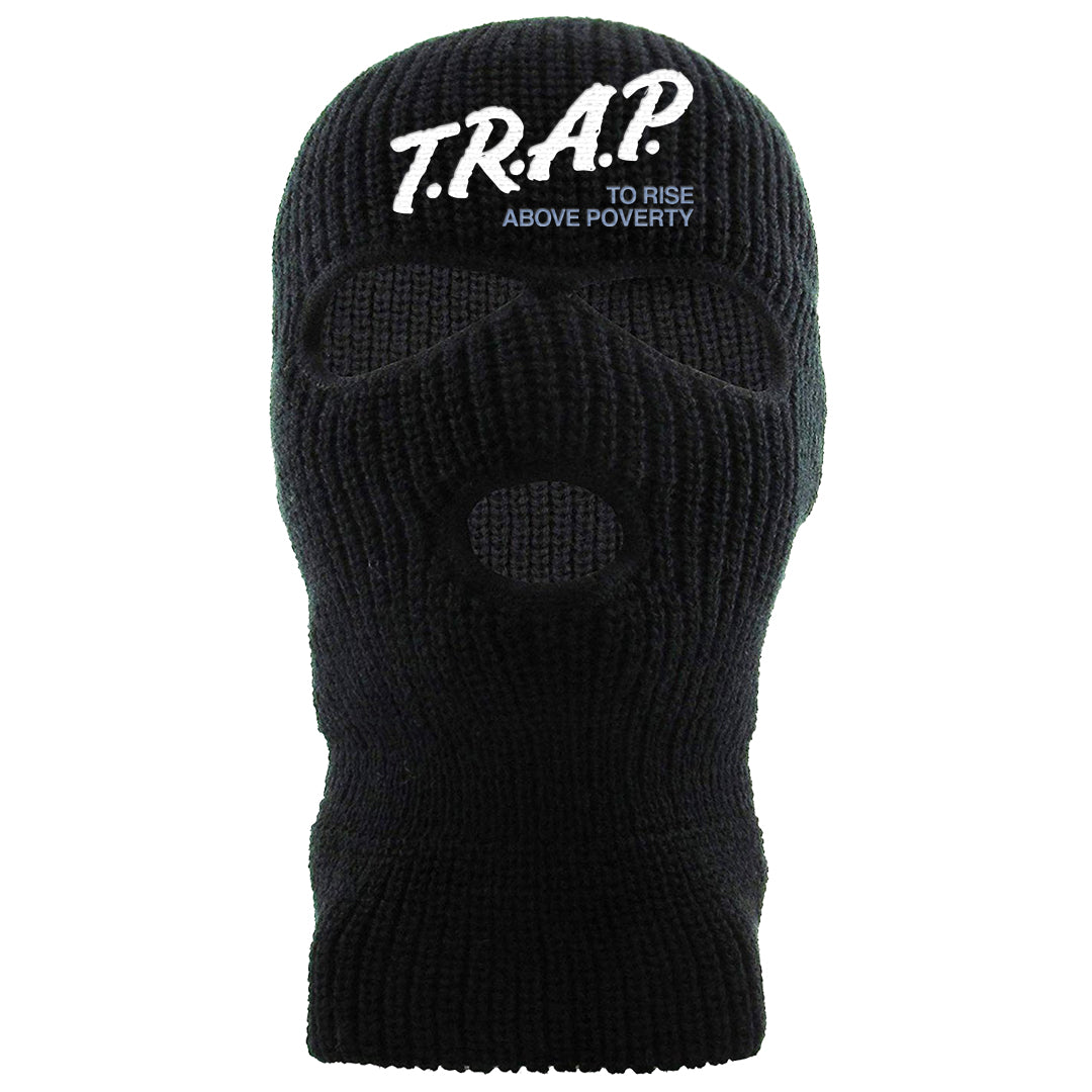 Cool Grey 6s Ski Mask | Trap To Rise Above Poverty, Black