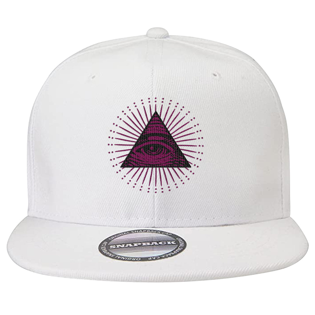 Golf NRG 6s Snapback Hat | All Seeing Eye, White