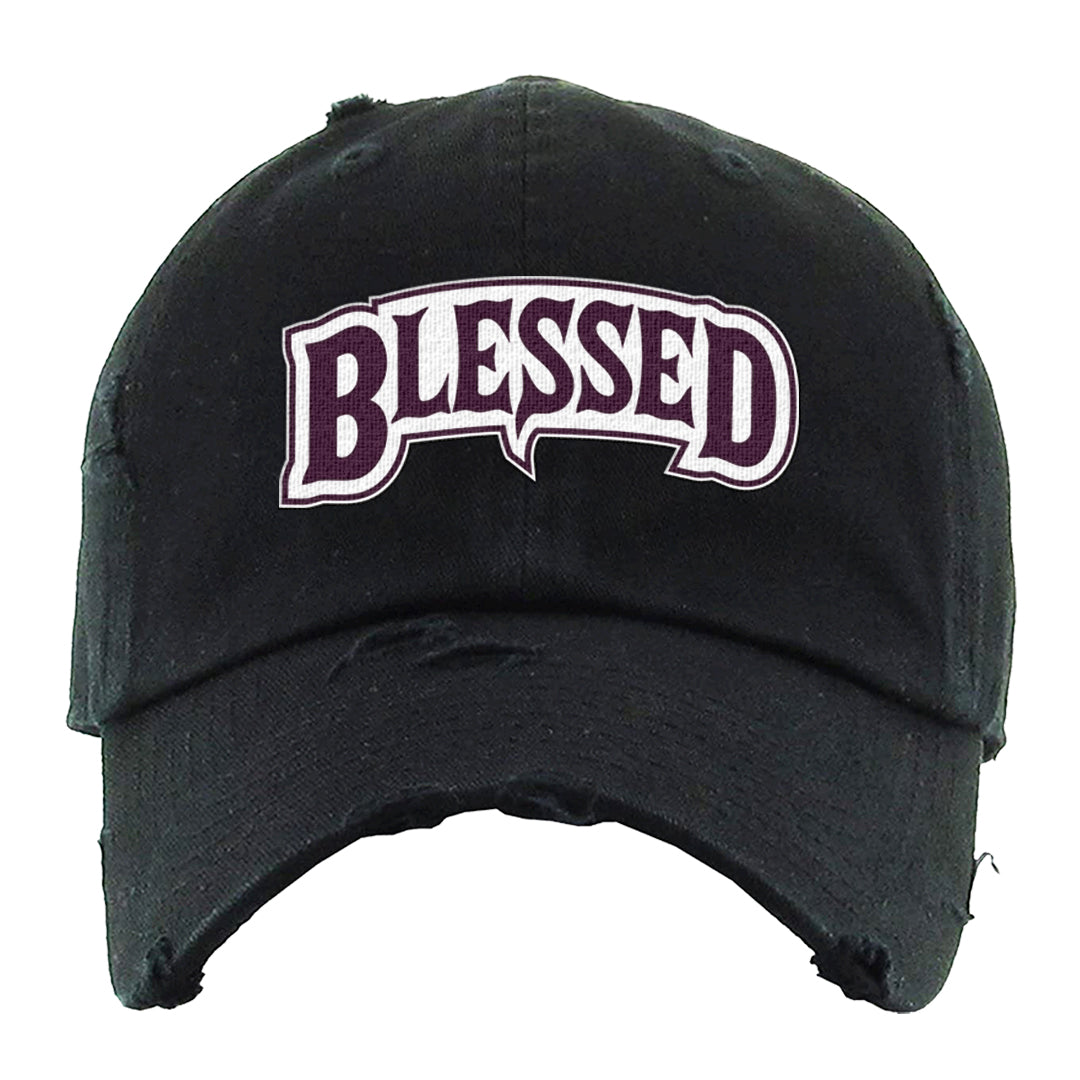 Golf NRG 6s Distressed Dad Hat | Blessed Arch, Black