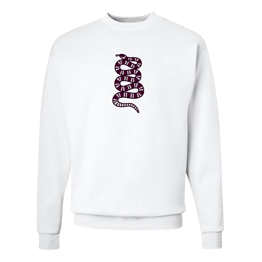 Golf NRG 6s Crewneck Sweatshirt | Coiled Snake, White