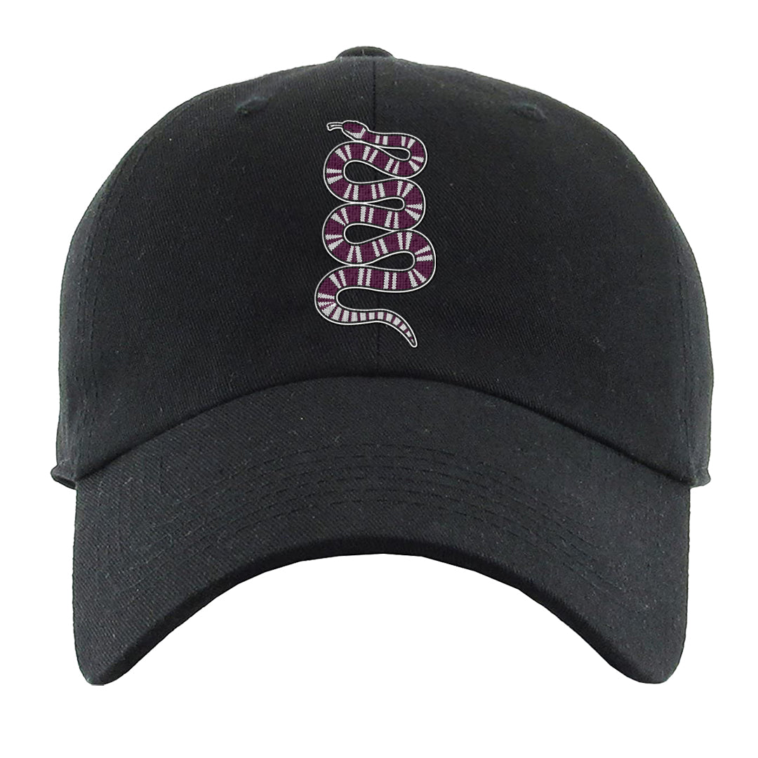 Golf NRG 6s Dad Hat | Coiled Snake, Black