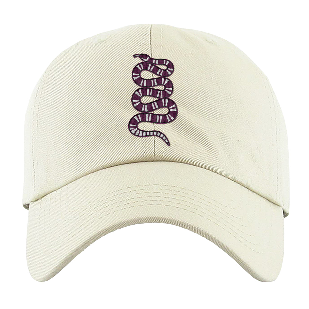 Golf NRG 6s Dad Hat | Coiled Snake, White