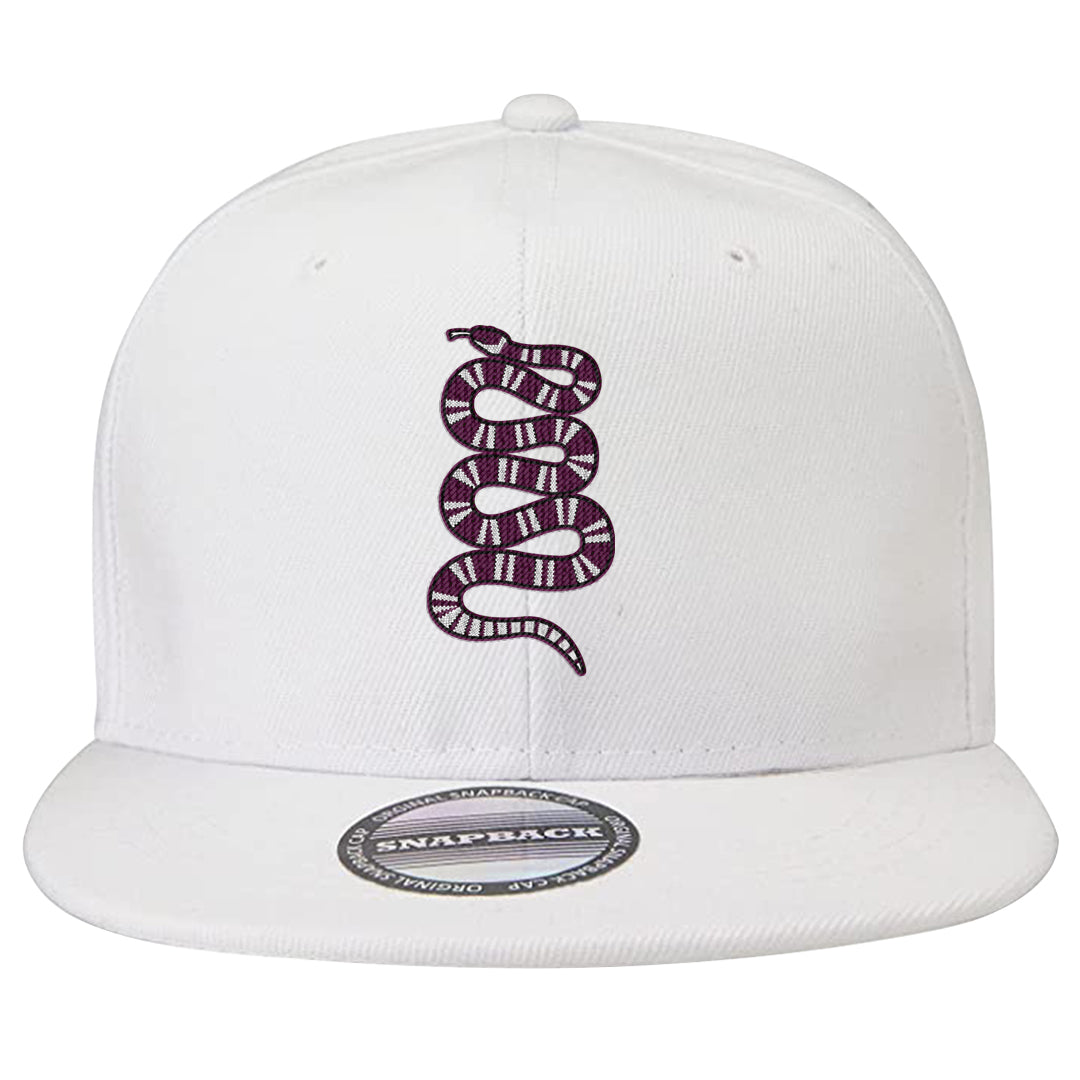 Golf NRG 6s Snapback Hat | Coiled Snake, White
