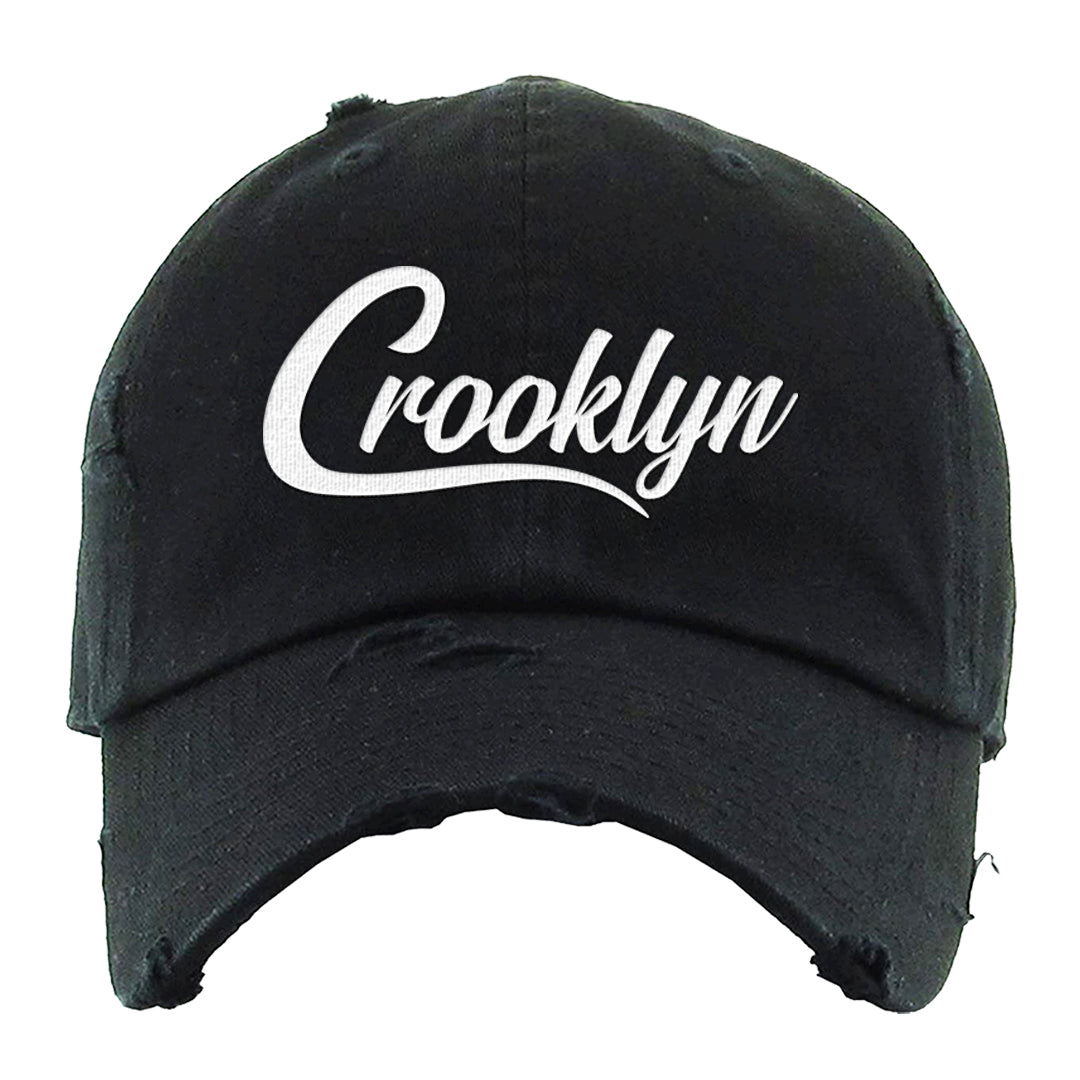 Golf NRG 6s Distressed Dad Hat | Crooklyn, Black