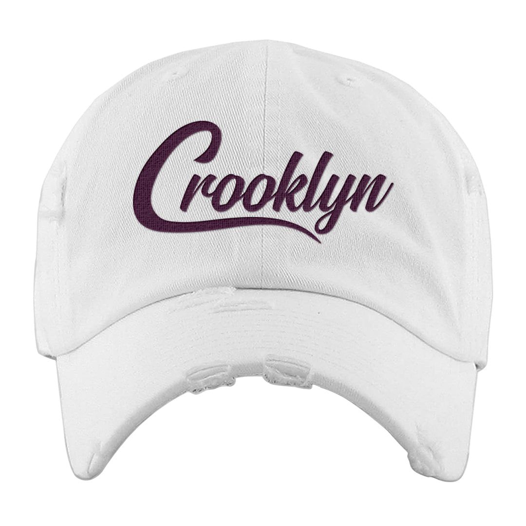 Golf NRG 6s Distressed Dad Hat | Crooklyn, White