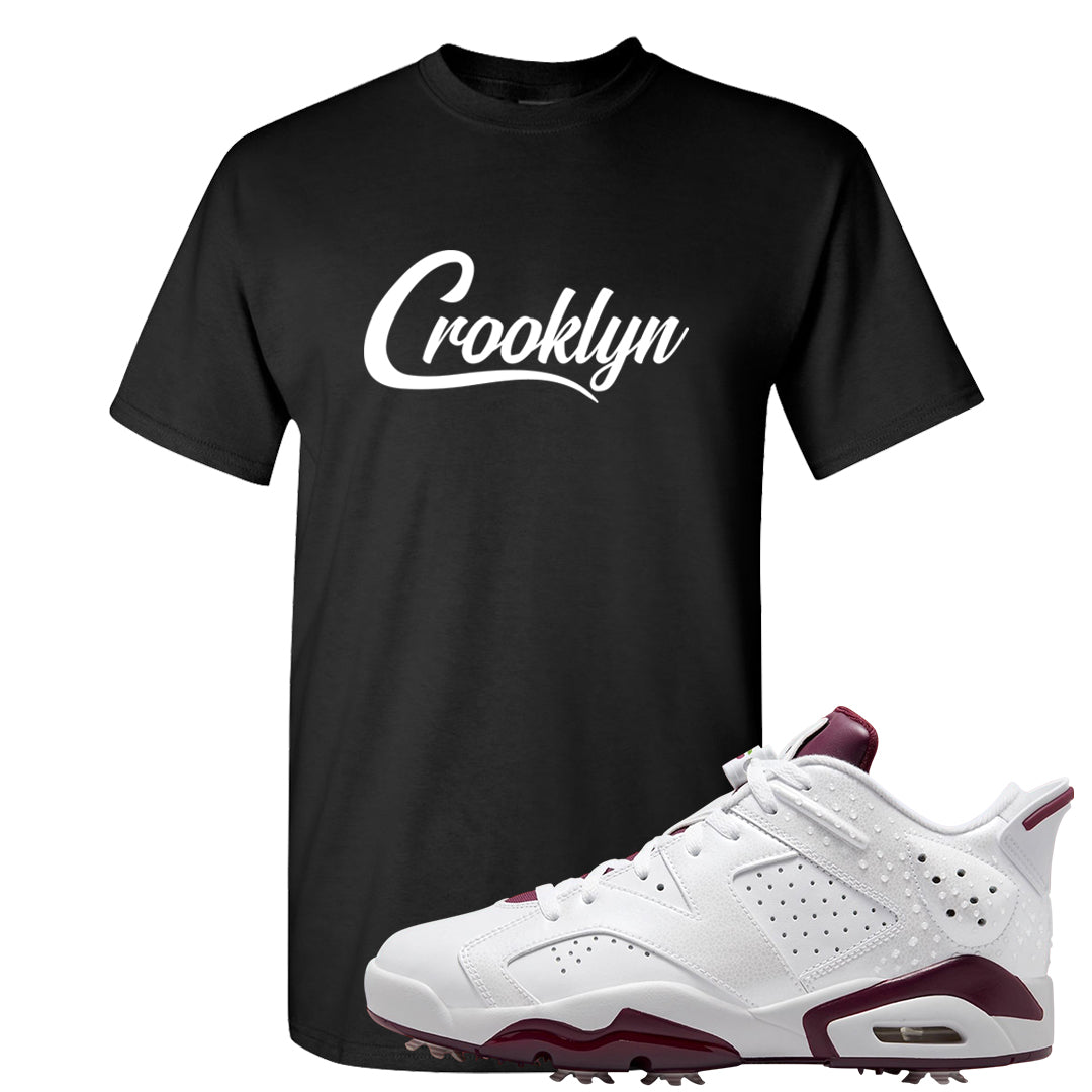 Golf NRG 6s T Shirt | Crooklyn, Black