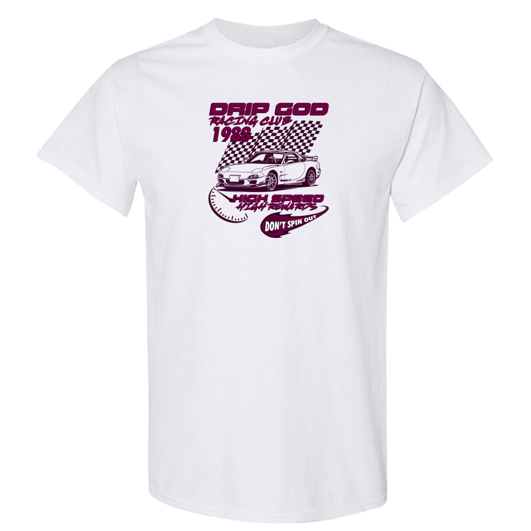 Golf NRG 6s T Shirt | Drip God Racing Club, White