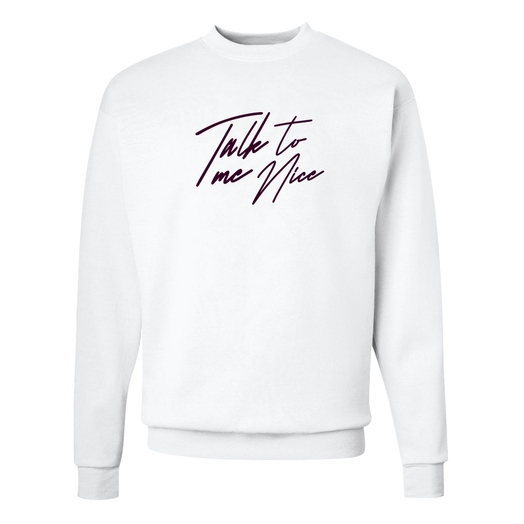 Golf NRG 6s Crewneck Sweatshirt | Talk To Me Nice, White