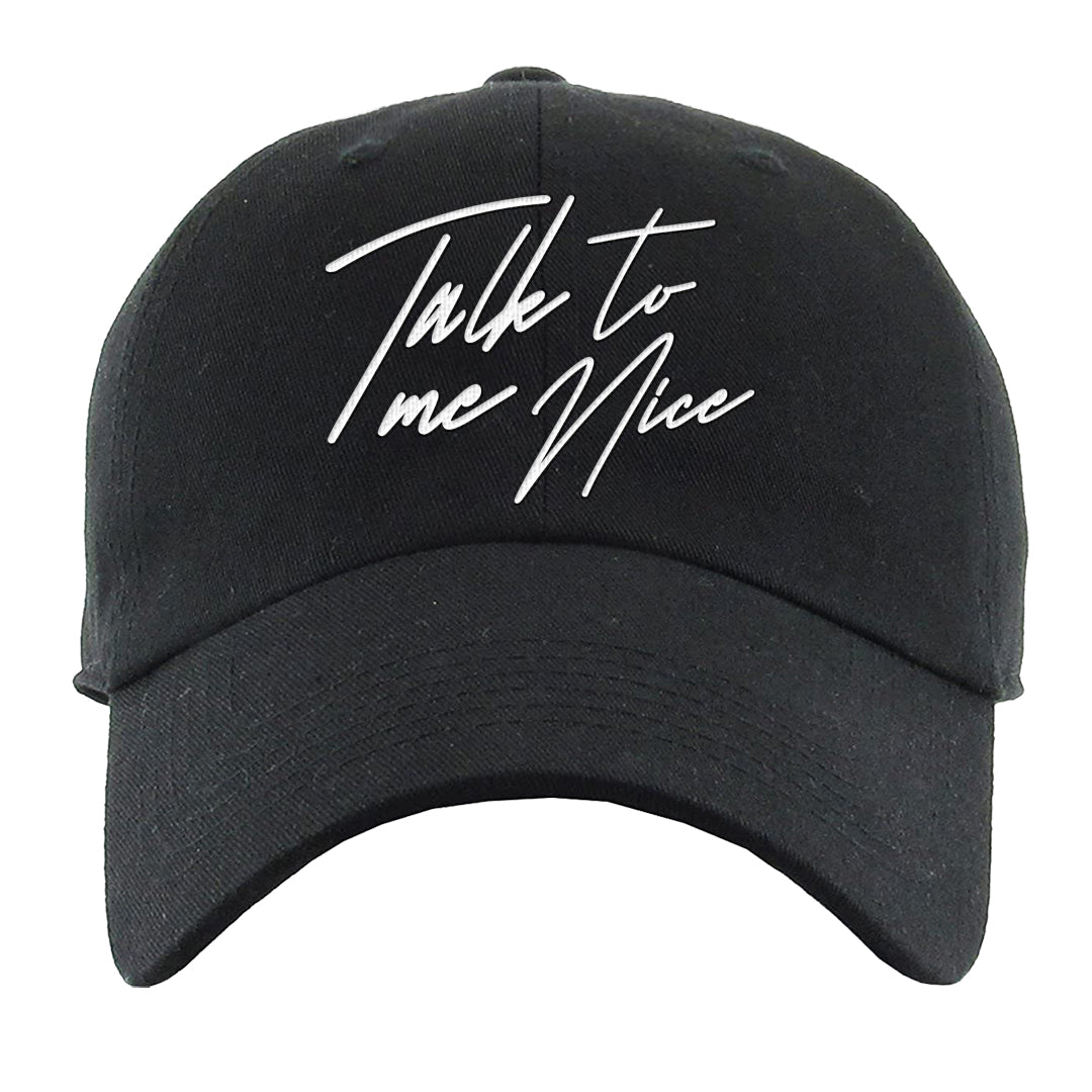 Golf NRG 6s Dad Hat | Talk To Me Nice, Black