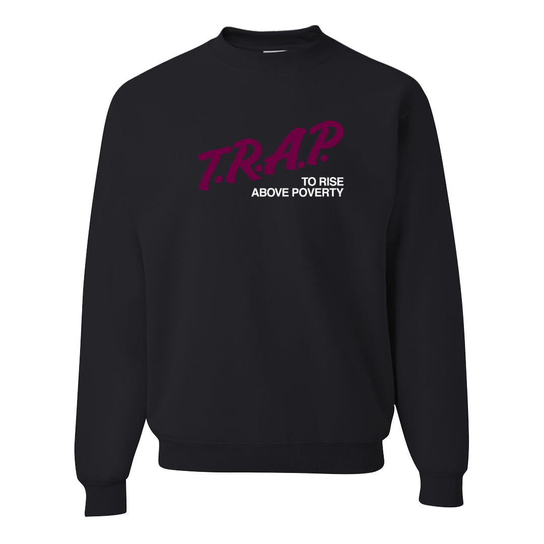 Golf NRG 6s Crewneck Sweatshirt | Trap To Rise Above Poverty, Black