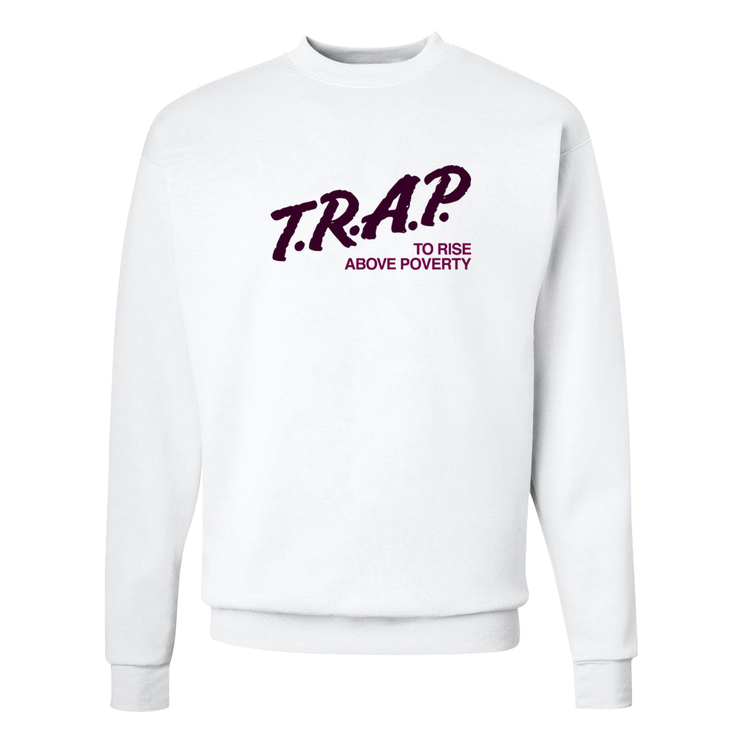 Golf NRG 6s Crewneck Sweatshirt | Trap To Rise Above Poverty, White