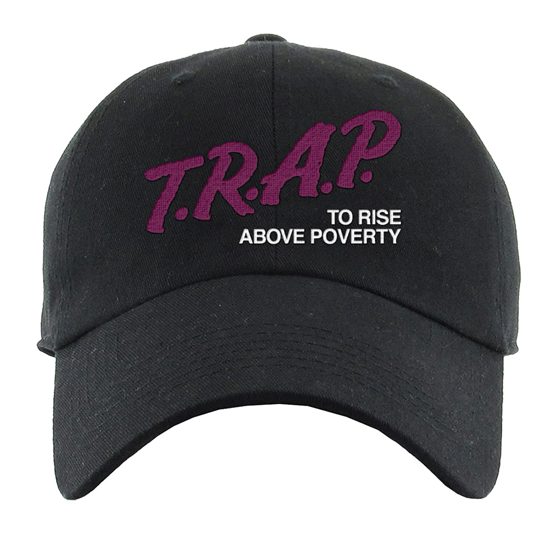 Golf NRG 6s Dad Hat | Trap To Rise Above Poverty, Black