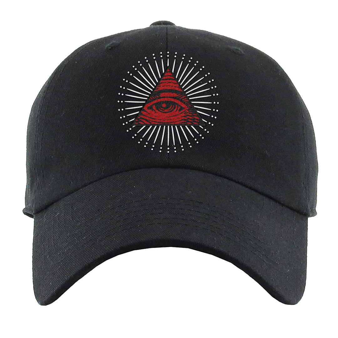 Rings 6s Dad Hat | All Seeing Eye, Black