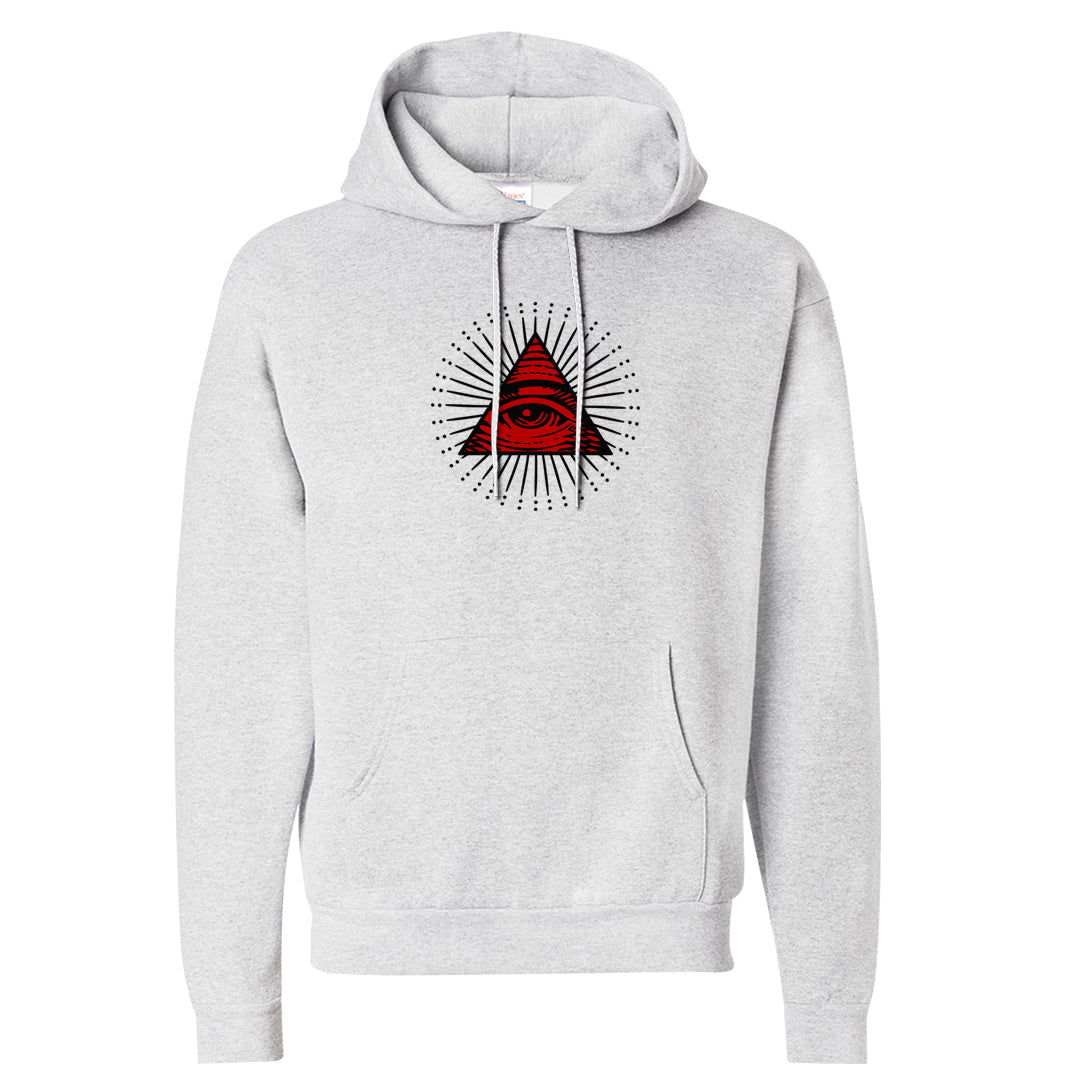 Rings 6s Hoodie | All Seeing Eye, Ash