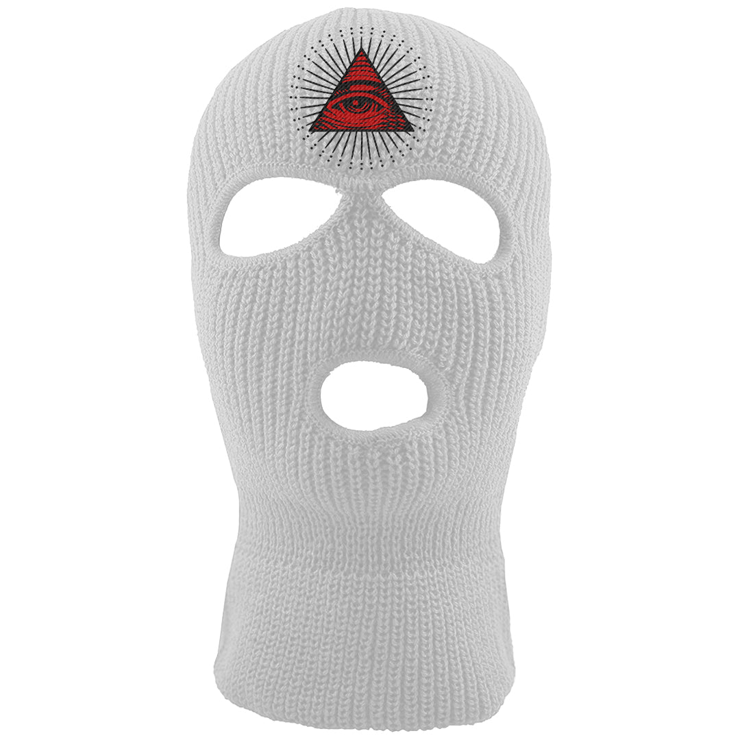 Rings 6s Ski Mask | All Seeing Eye, White