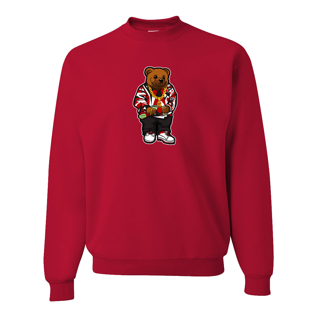 Rings 6s Crewneck Sweatshirt | Sweater Bear, Red