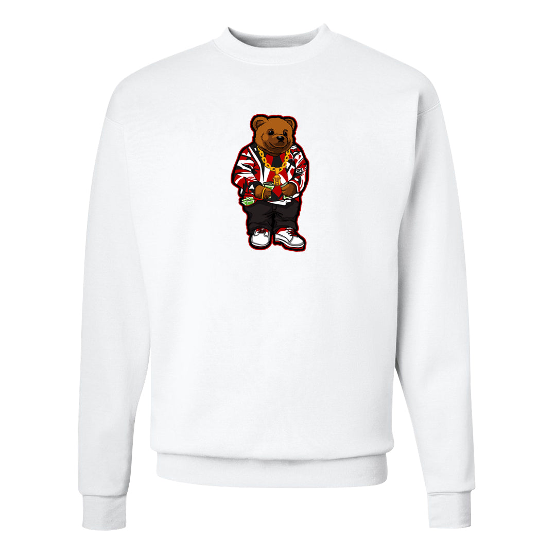 Rings 6s Crewneck Sweatshirt | Sweater Bear, White
