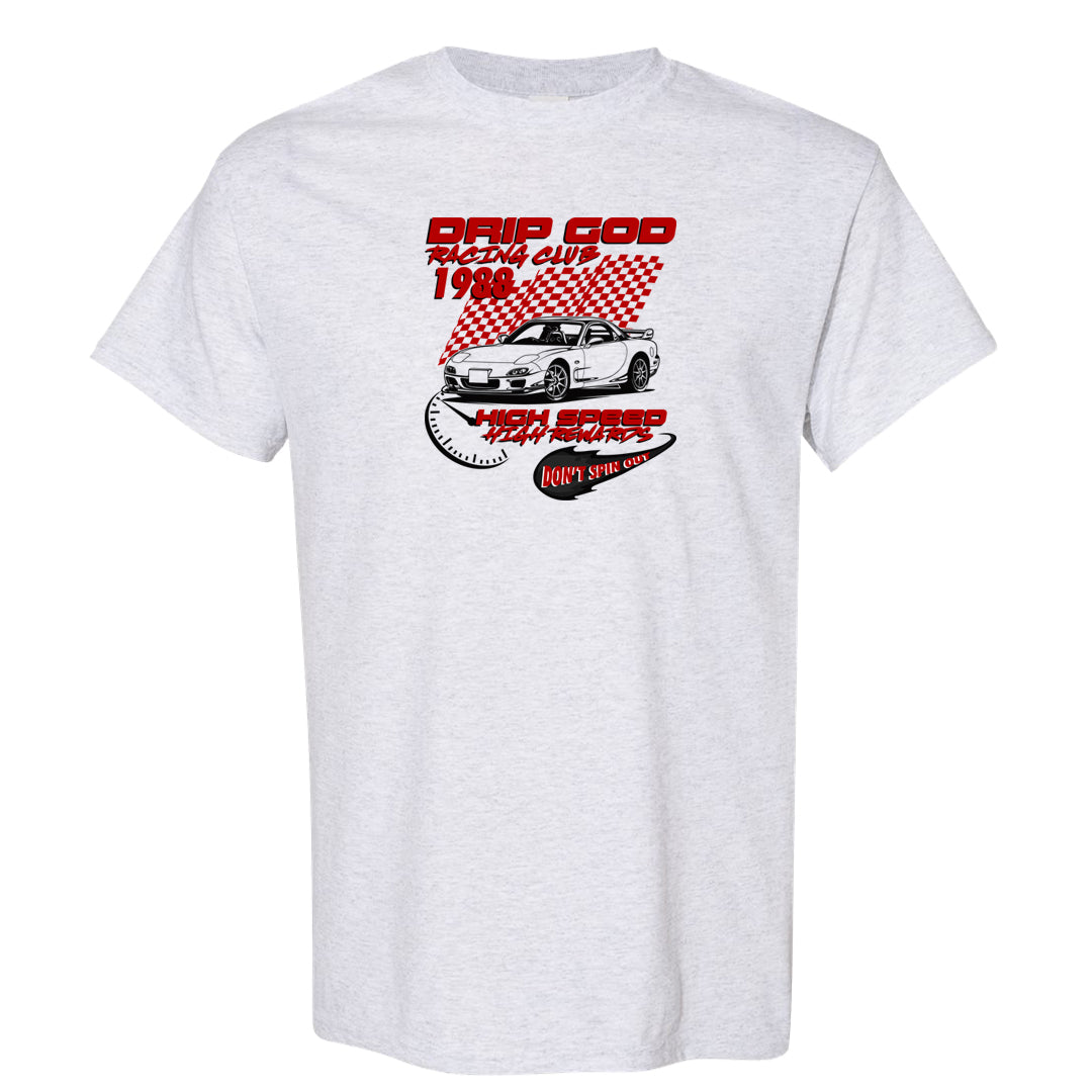 Rings 6s T Shirt | Drip God Racing Club, Ash