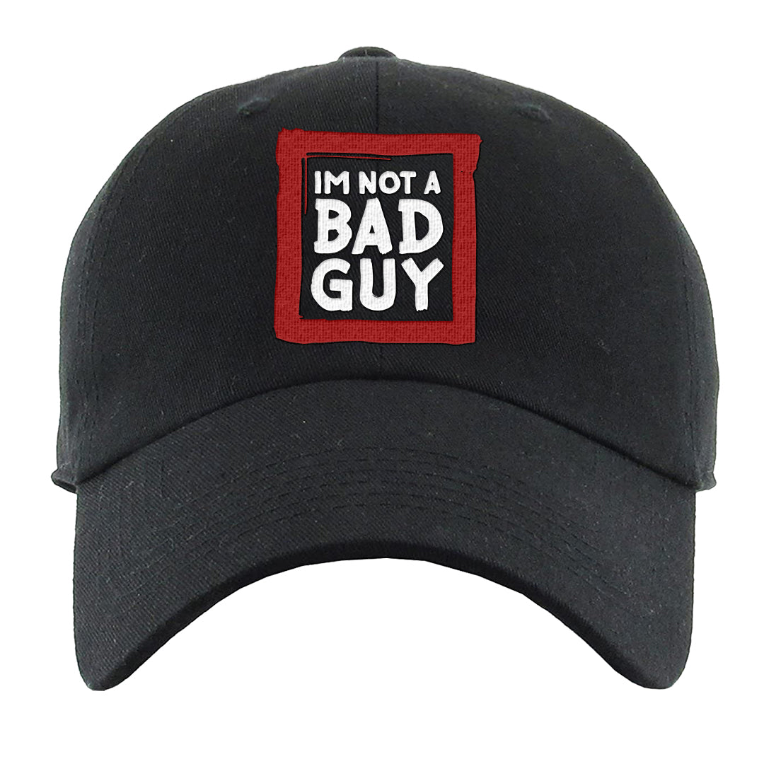 Rings 6s Dad Hat | I'm Not A Bad Guy, Black