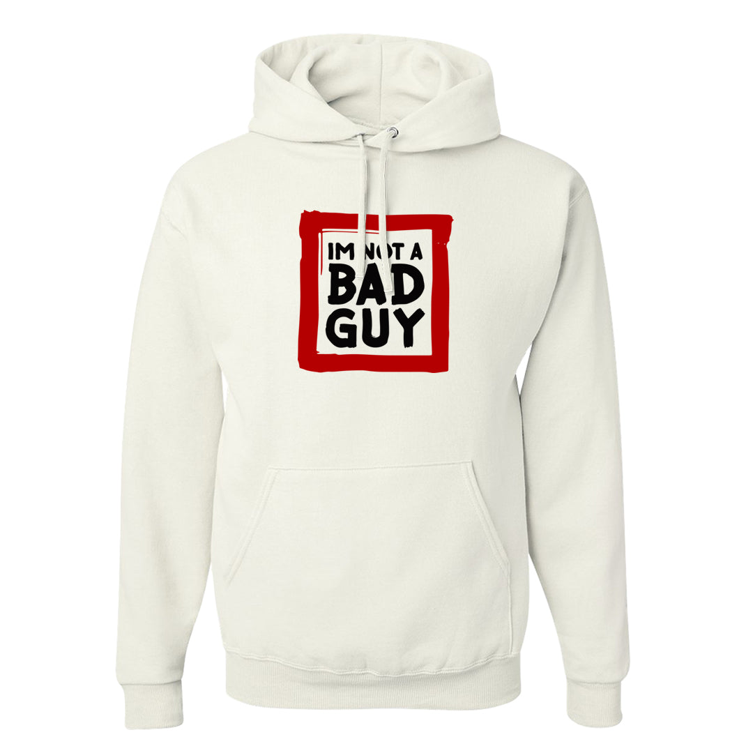 Rings 6s Hoodie | I'm Not A Bad Guy, White