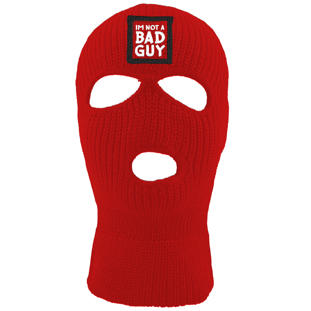 Rings 6s Ski Mask | I'm Not A Bad Guy, Red