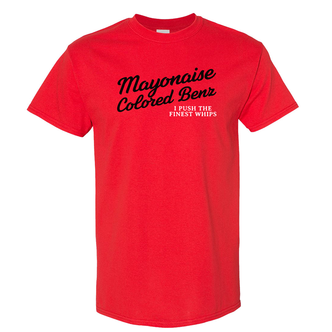 Rings 6s T Shirt | Mayonaise Colored Benz, Red