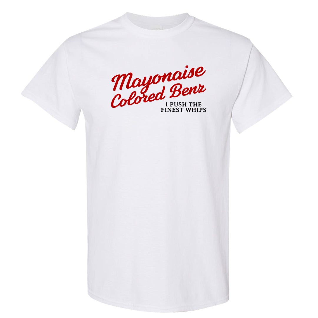 Rings 6s T Shirt | Mayonaise Colored Benz, White