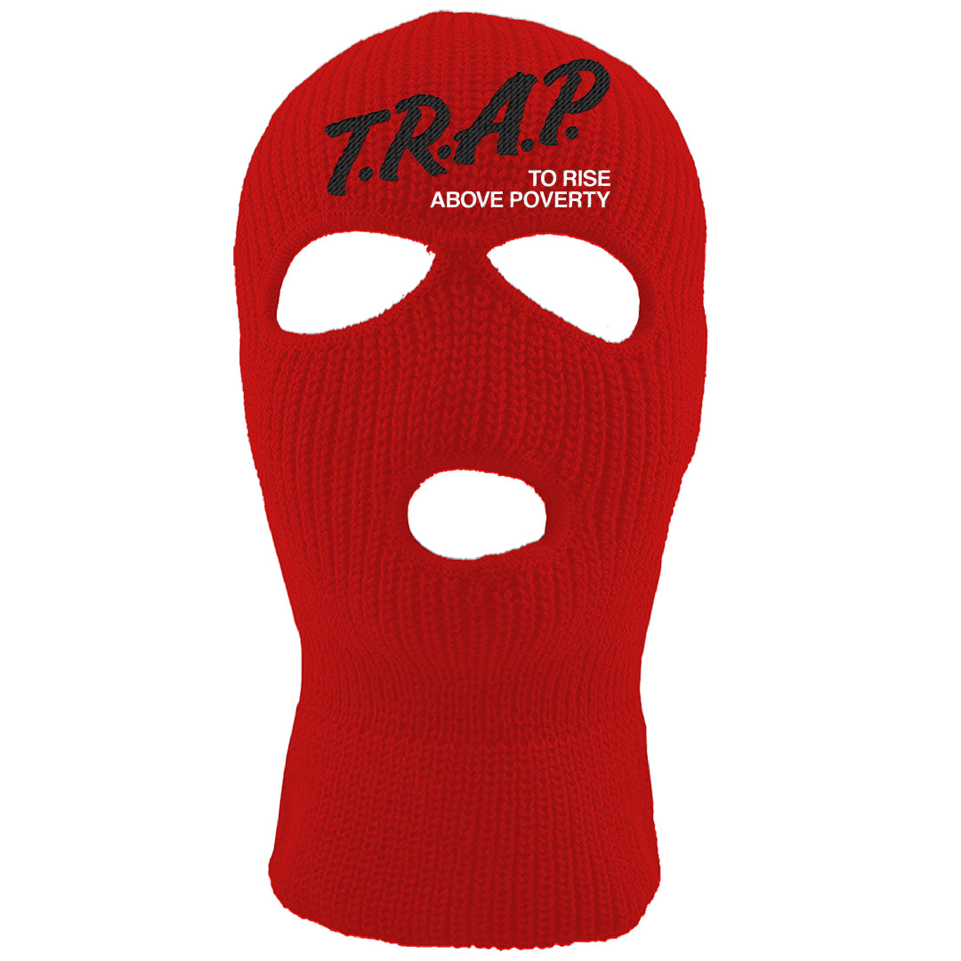 Rings 6s Ski Mask | Trap To Rise Above Poverty, Red
