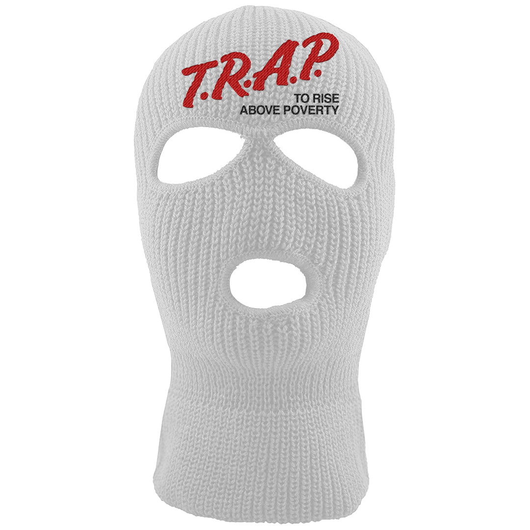 Rings 6s Ski Mask | Trap To Rise Above Poverty, White