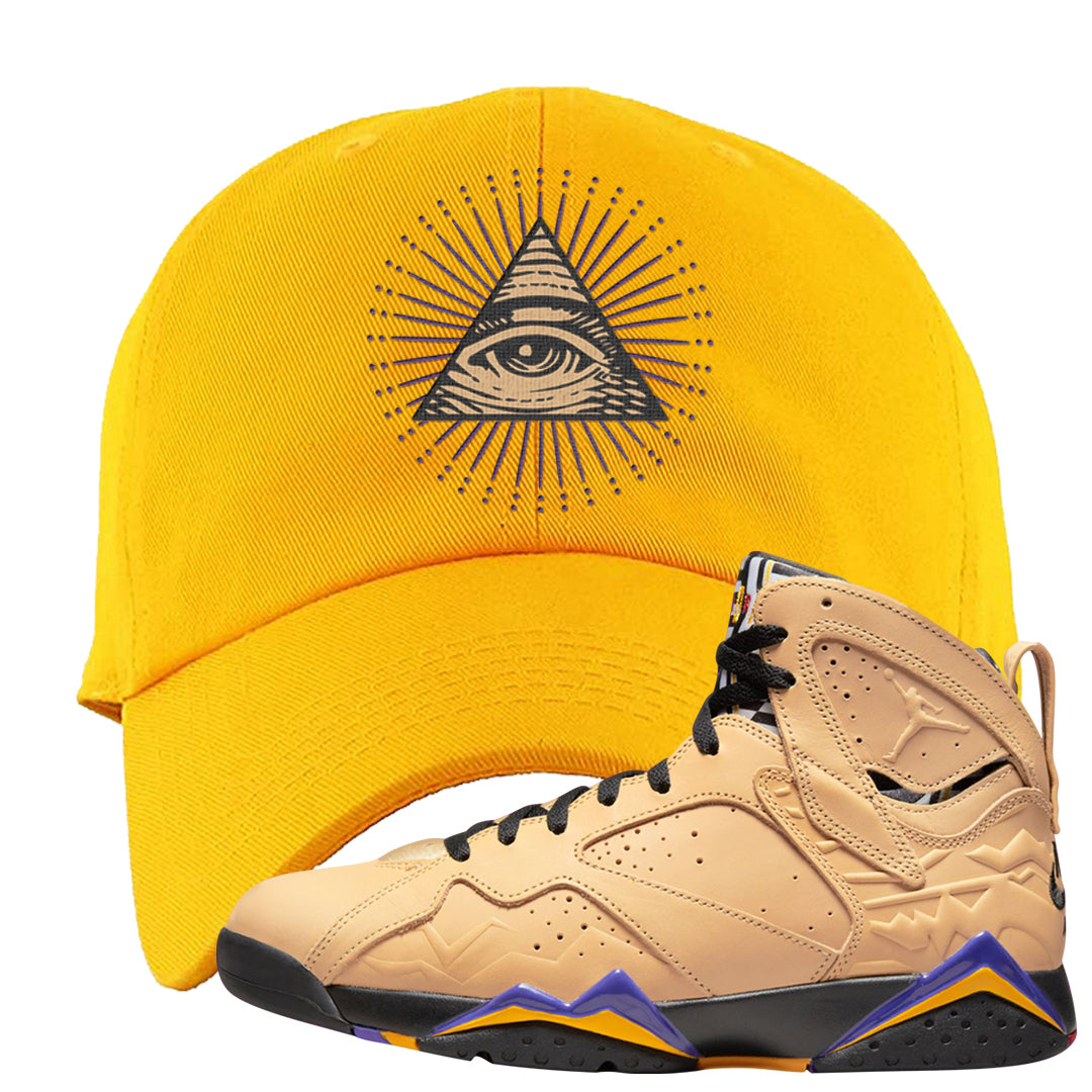 Afrobeats 7s Dad Hat | All Seeing Eye, Gold