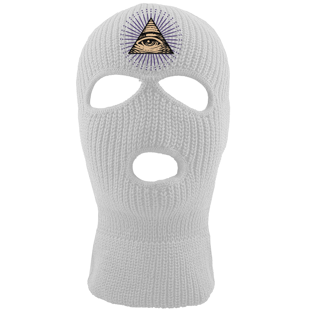 Afrobeats 7s Ski Mask | All Seeing Eye, White