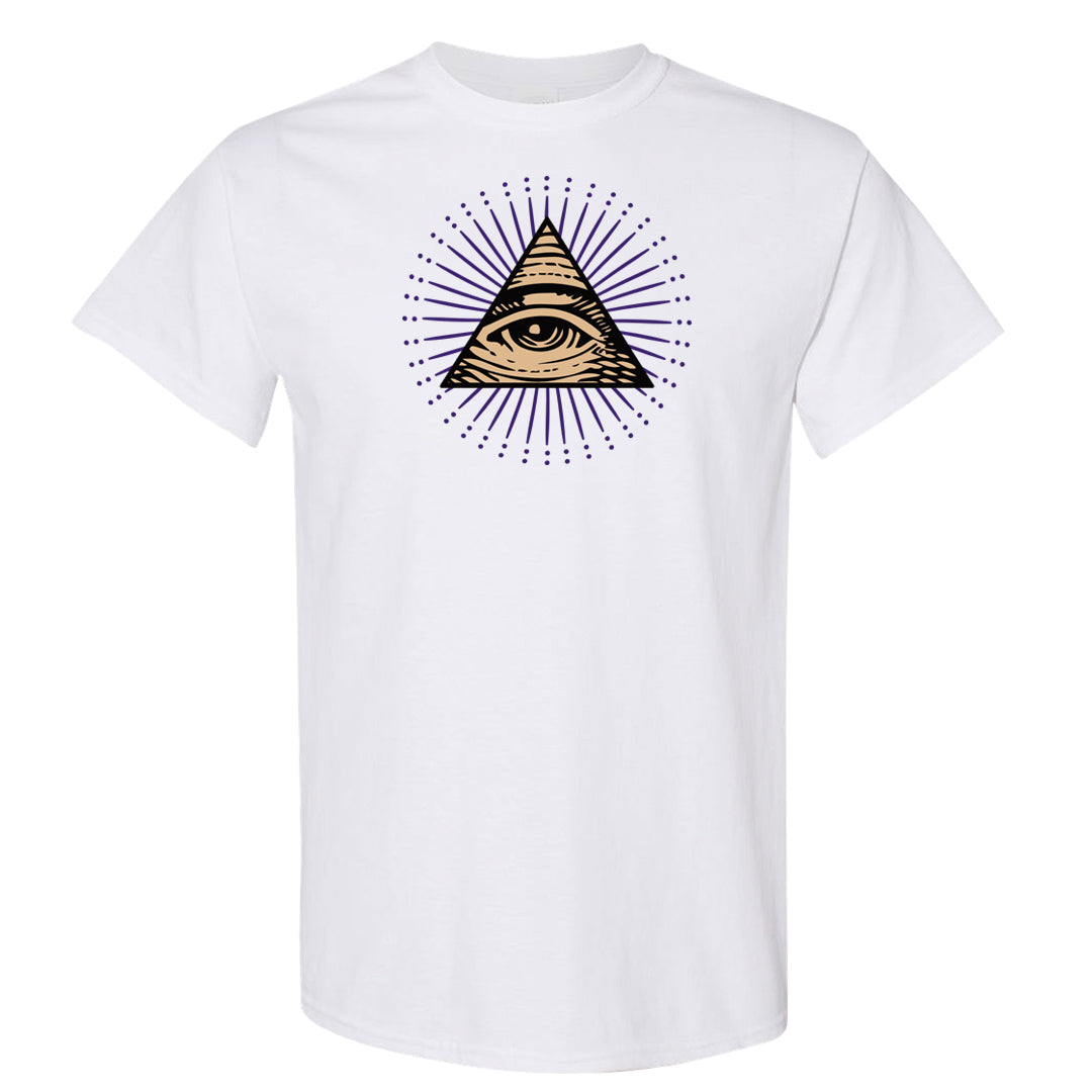 Afrobeats 7s T Shirt | All Seeing Eye, White