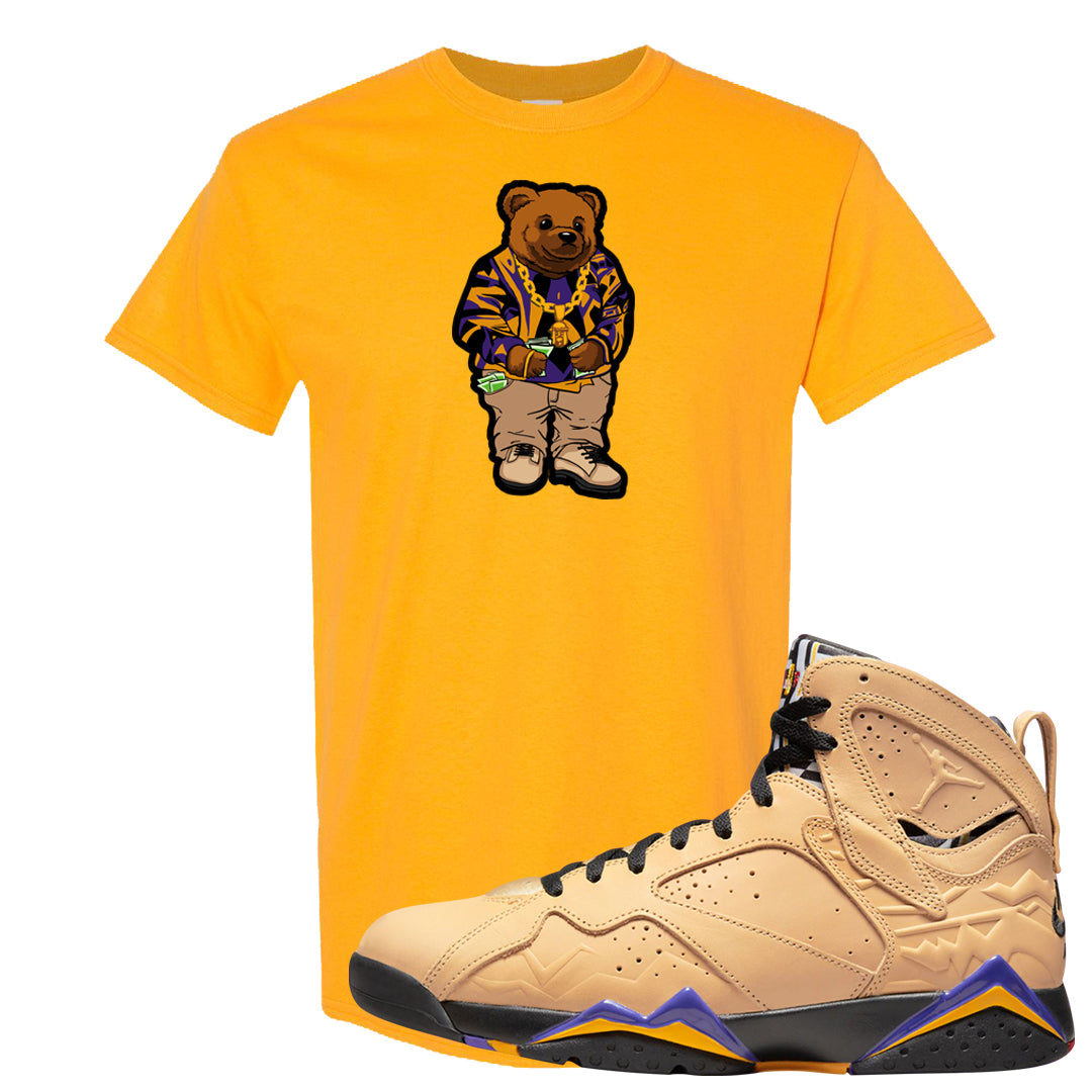 Afrobeats 7s T Shirt | Sweater Bear, Gold