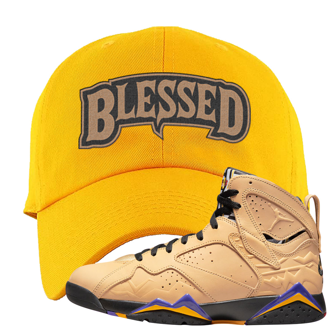 Afrobeats 7s Dad Hat | Blessed Arch, Gold