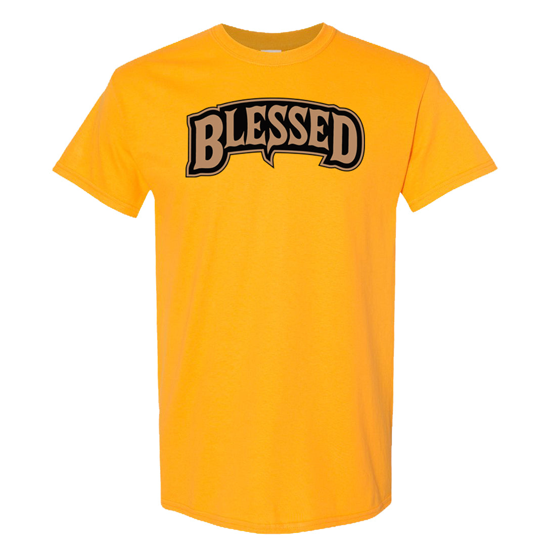 Afrobeats 7s T Shirt | Blessed Arch, Gold