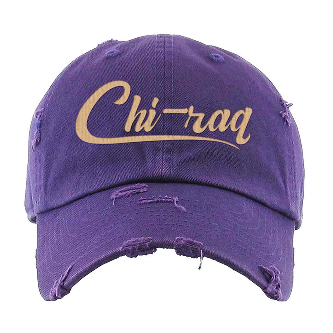 Afrobeats 7s Distressed Dad Hat | Chiraq, Purple