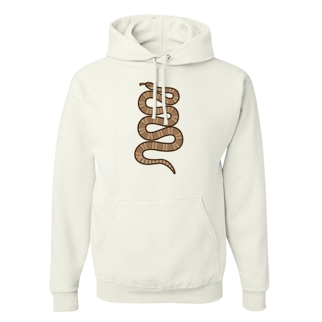 Afrobeats 7s Hoodie | Coiled Snake, White