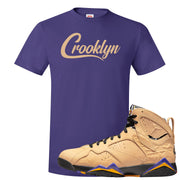 Afrobeats 7s T Shirt | Crooklyn, Purple