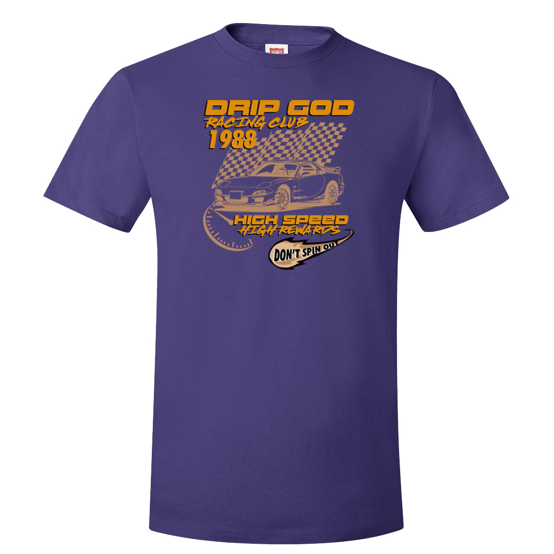 Afrobeats 7s T Shirt | Drip God Racing Club, Purple