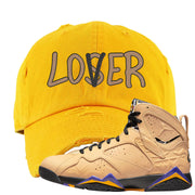Afrobeats 7s Distressed Dad Hat | Lover, Gold