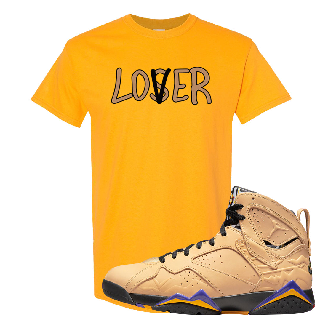 Afrobeats 7s T Shirt | Lover, Gold