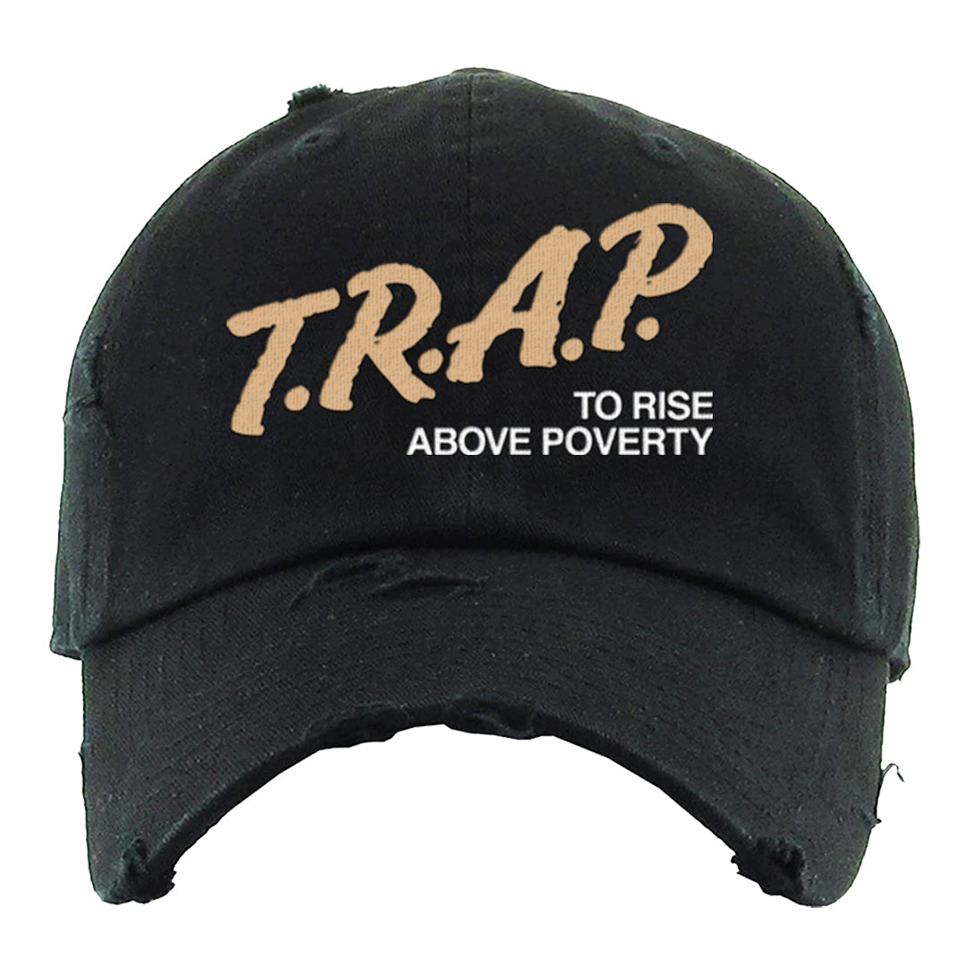 Afrobeats 7s Distressed Dad Hat | Trap To Rise Above Poverty, Black